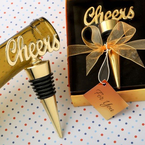 Adult Birthday Party Favors - Cheers Bottle Stopper Favors